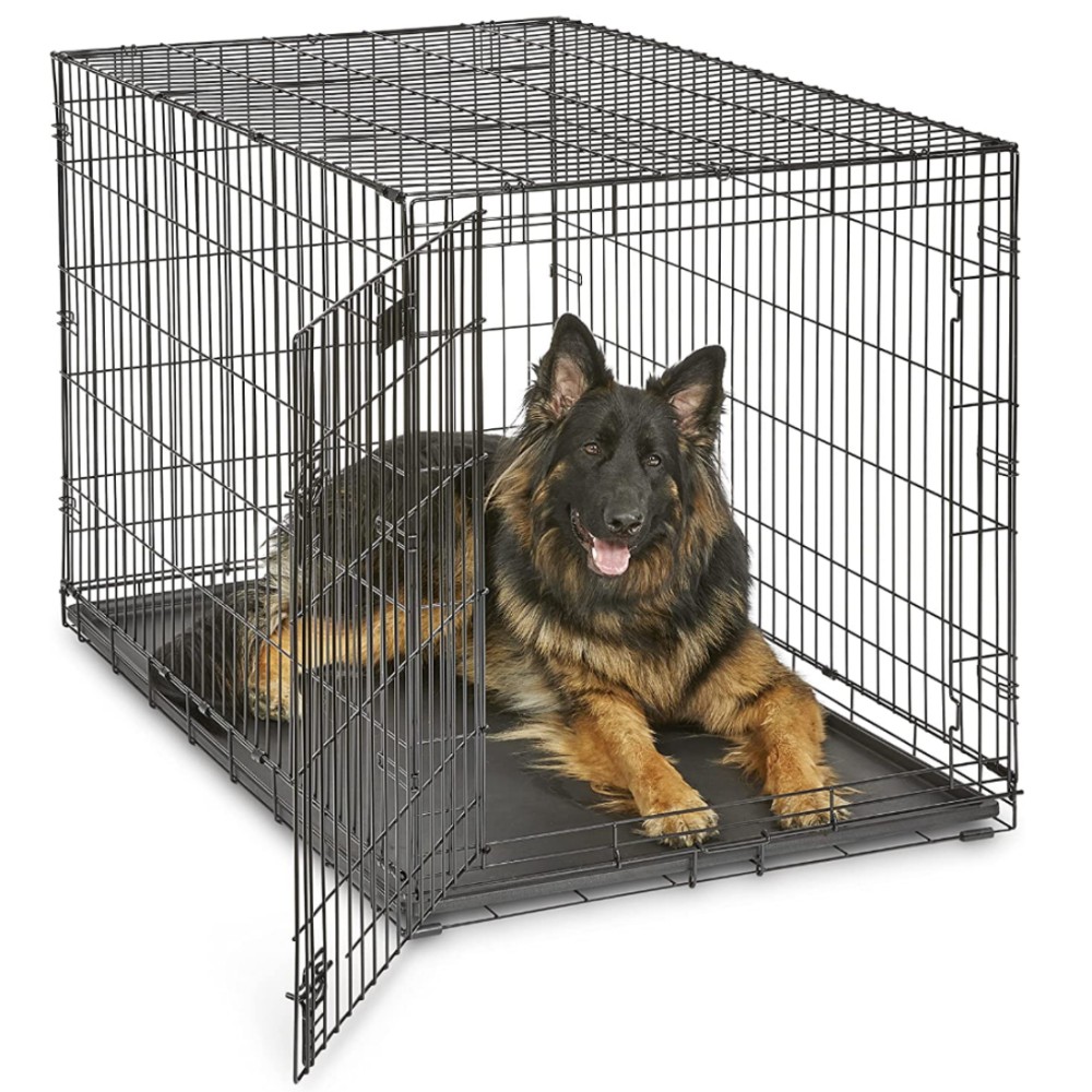 Factory Excellence and Versatility with Our Premium 48-Inch Double Door Folding Metal Dog Crate