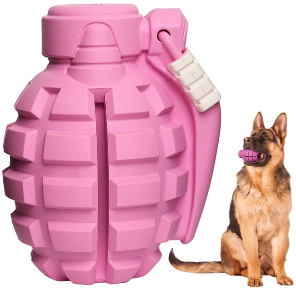 ODM Indestructible Interactive Treat Toys for Large Medium Small Dogs Chase and Fetch