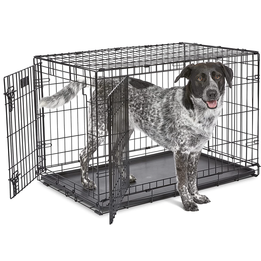 High Quality Value-Packed 36-Inch Double Door Metal Folding Dog Crate